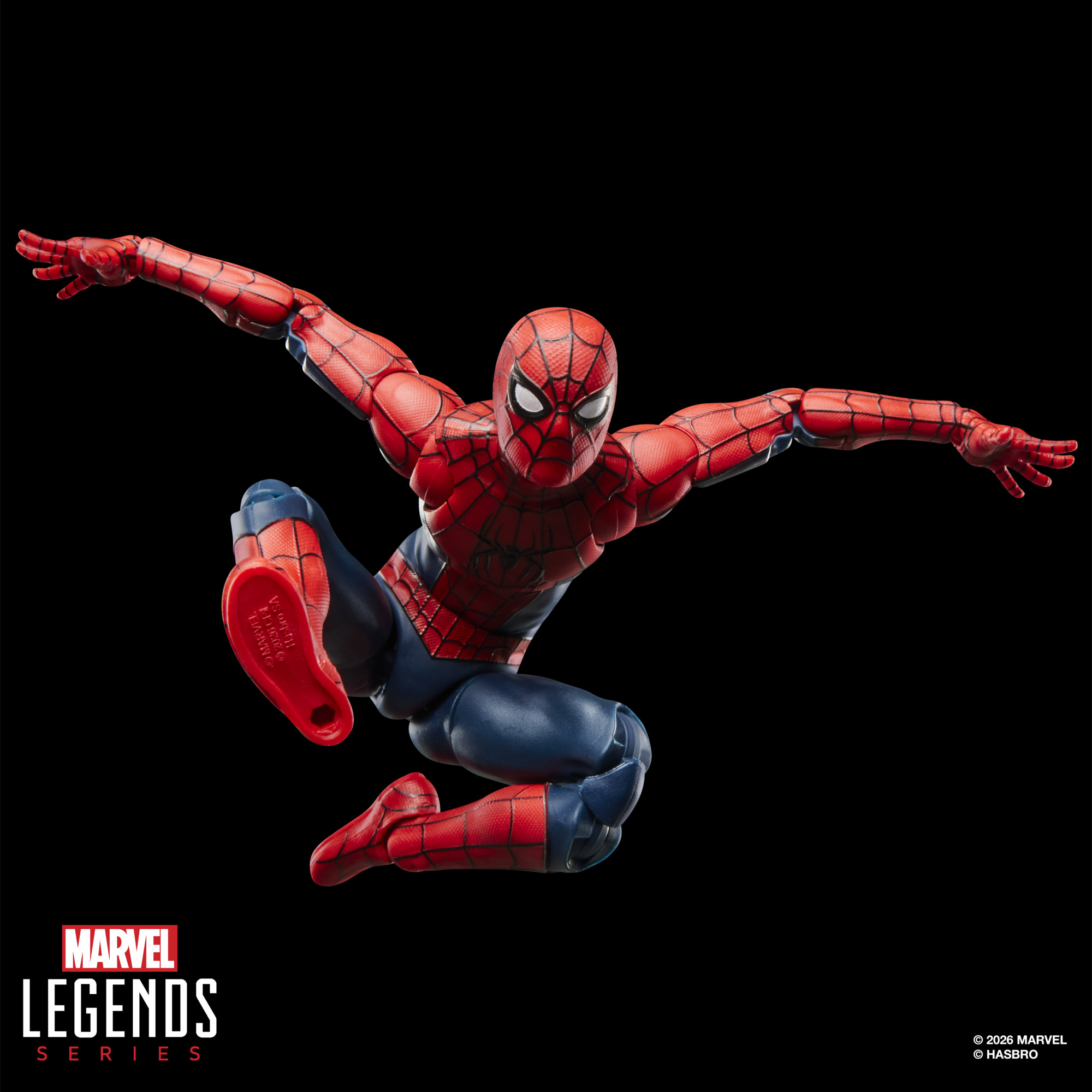 Spider-Man: Brand New Day action figure against a dark background