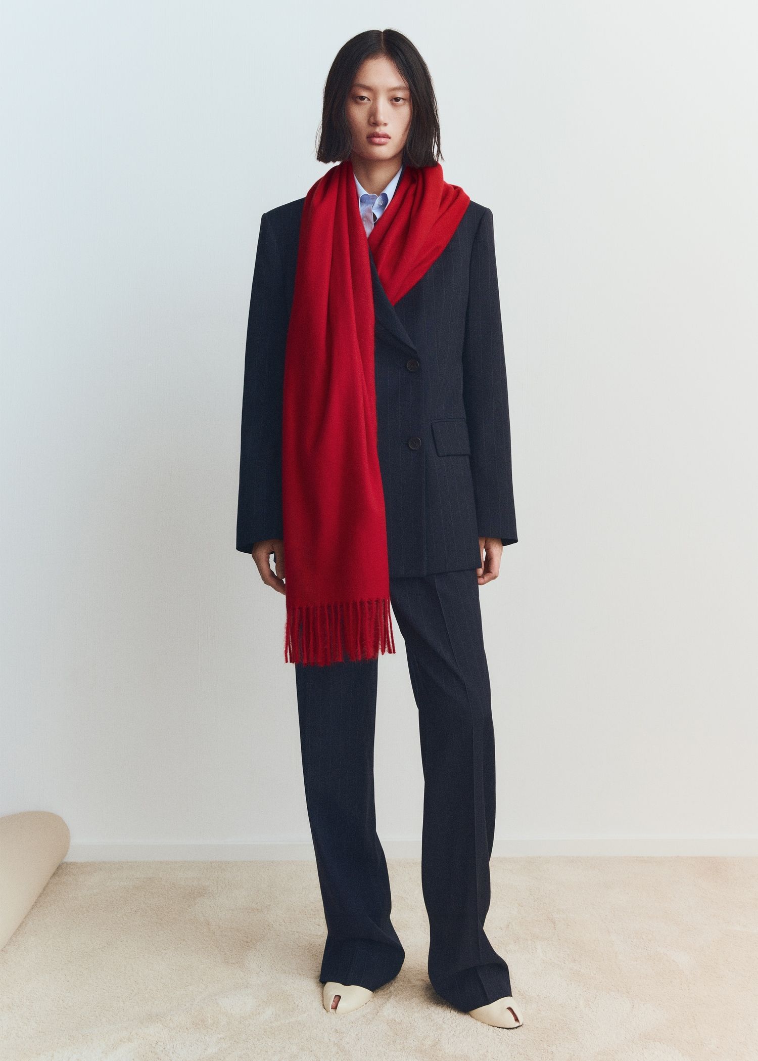 Fringed Edge Scarf - Women | Mango Usa