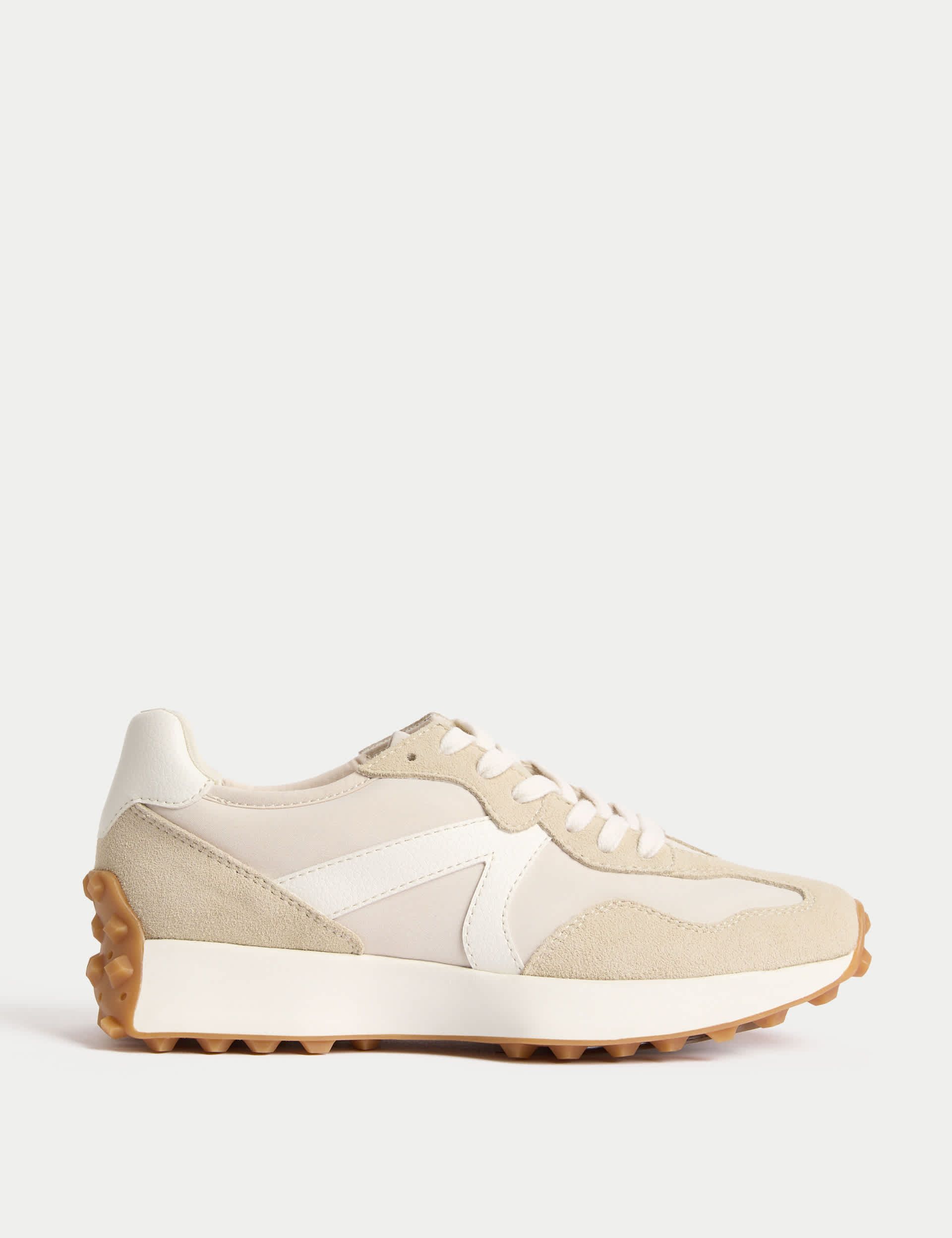 Leather Side Detail Trainers