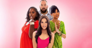 [Clockwise from top] Alex, Sonali, Deanne and Rhasha are the four "Virgins" about to go all the way