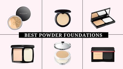 best powder foundations grid of powder compacts