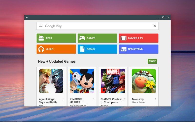 Setting up Google Play on Chrome OS