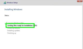 how to clean install Windows 11 - installing