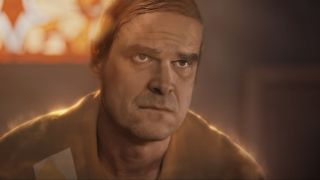 David Harbour as Ernest in We Have A Ghost