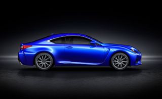 Side view of the Lexus RC F