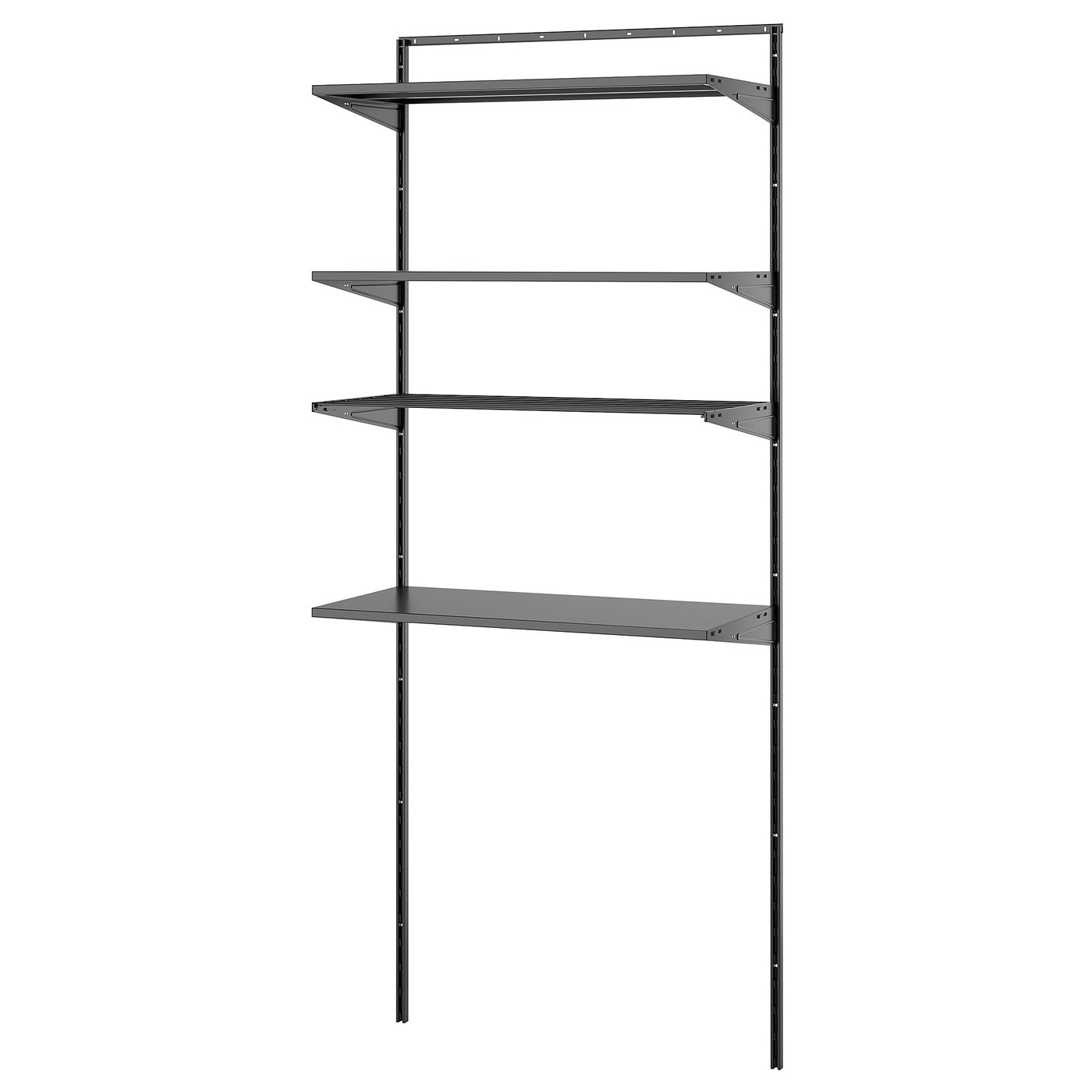 Boaxel Laundry Combination - Anthracite/metal 82x40x201 Cm
