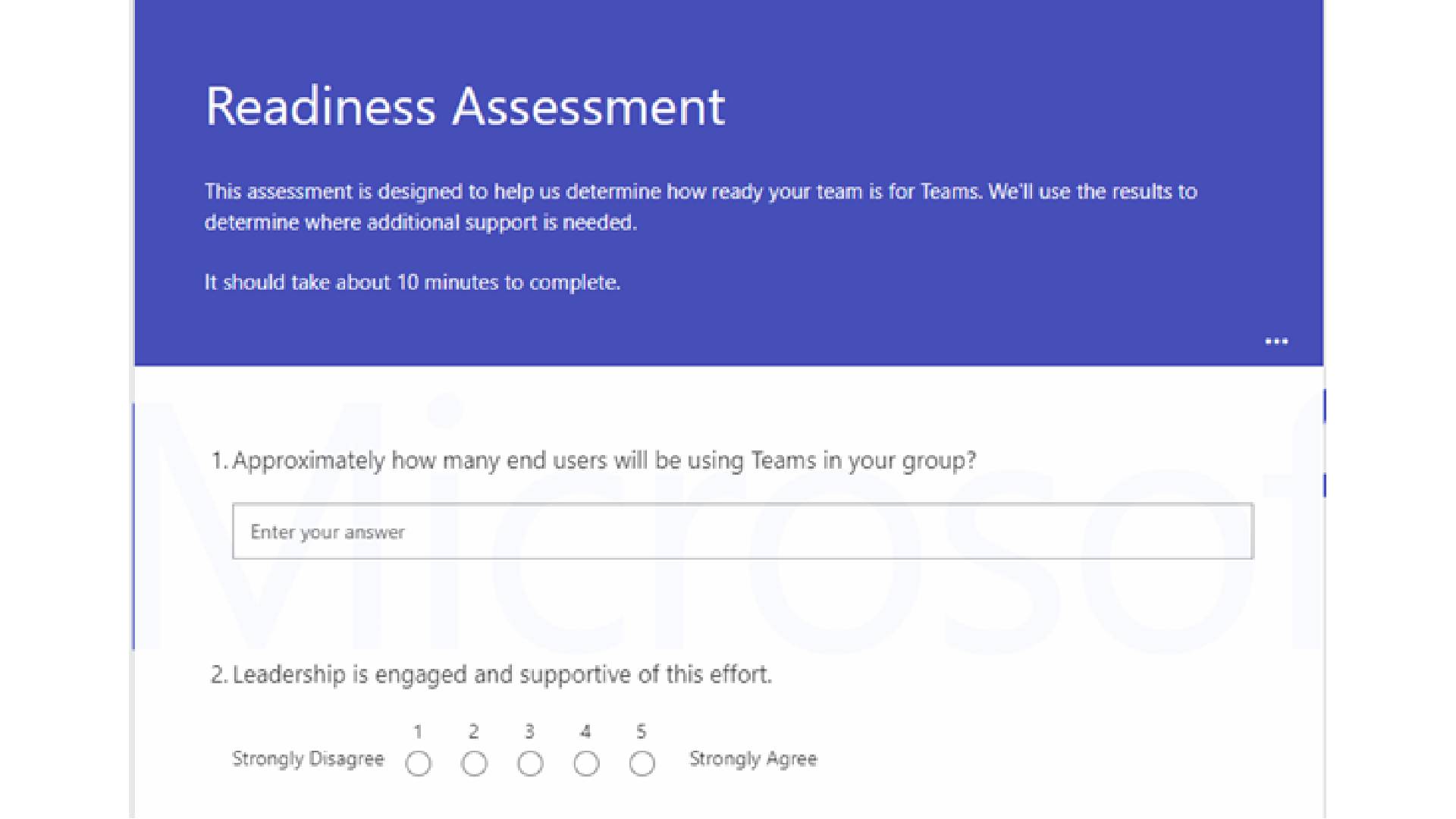 Microsoft Teams readiness