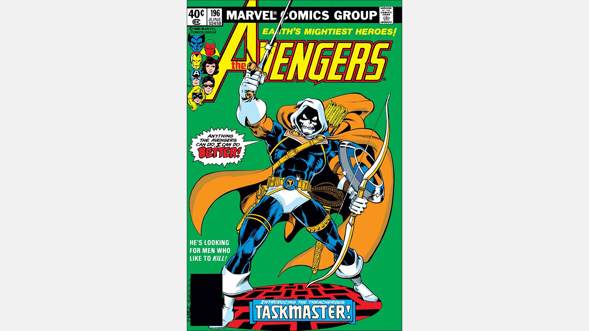 Cover of Avengers #196