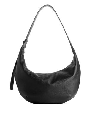 Curved Leather Bag