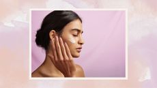 a woman applying moisturiser to illustrate the skin steps you can skip