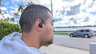 Active noise cancellation being tested on the Anker Soundcore Sport X10