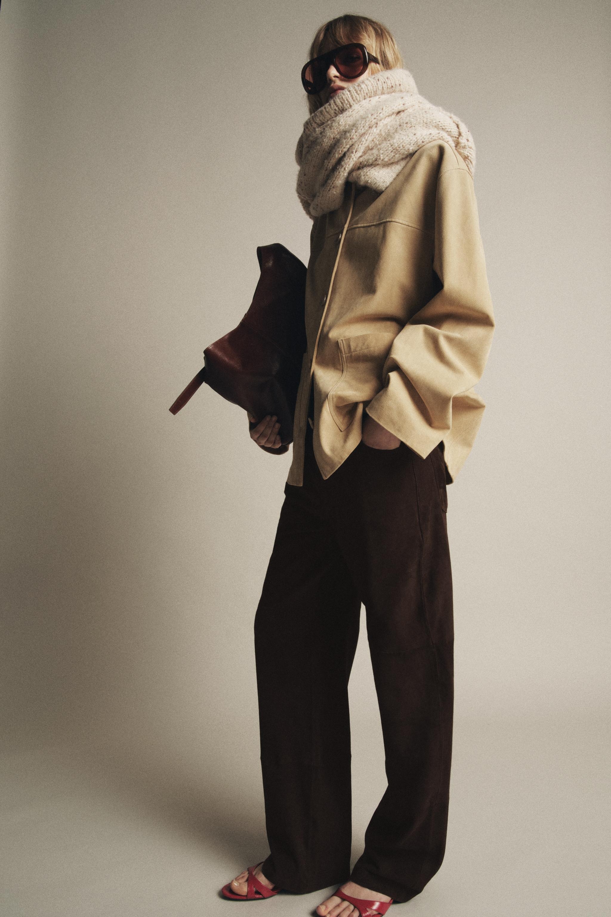 Suede Leather Jacket Zw Collection Limited Edition