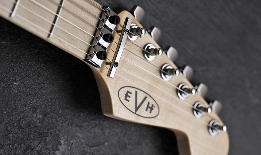 Made in Fender's Mexican factory, EVH can happily use that headstock