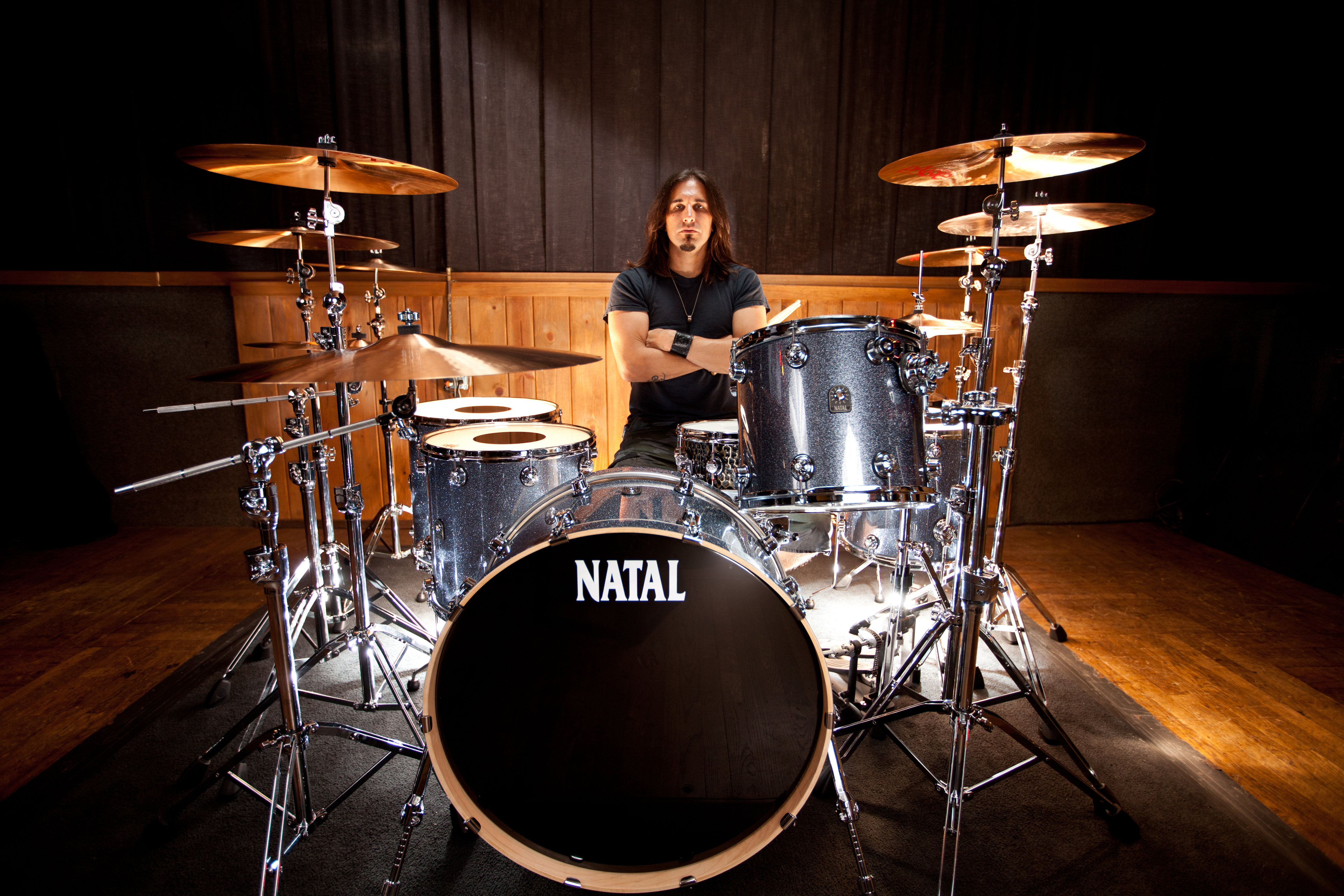 Brian Tichy at his Natal kit