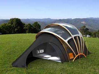 Orange&#039;s new concept tent includes a solar-powered hub, wireless internet, gadget charging and under-floor heating