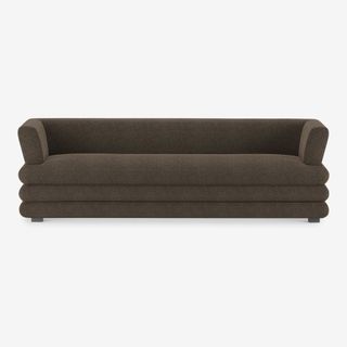 dark brown sofa