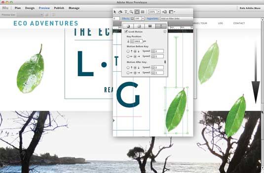 adobe muse cc parallax scrolling