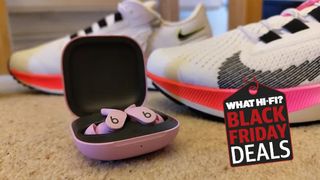 Beats Fit Pro with BF logo