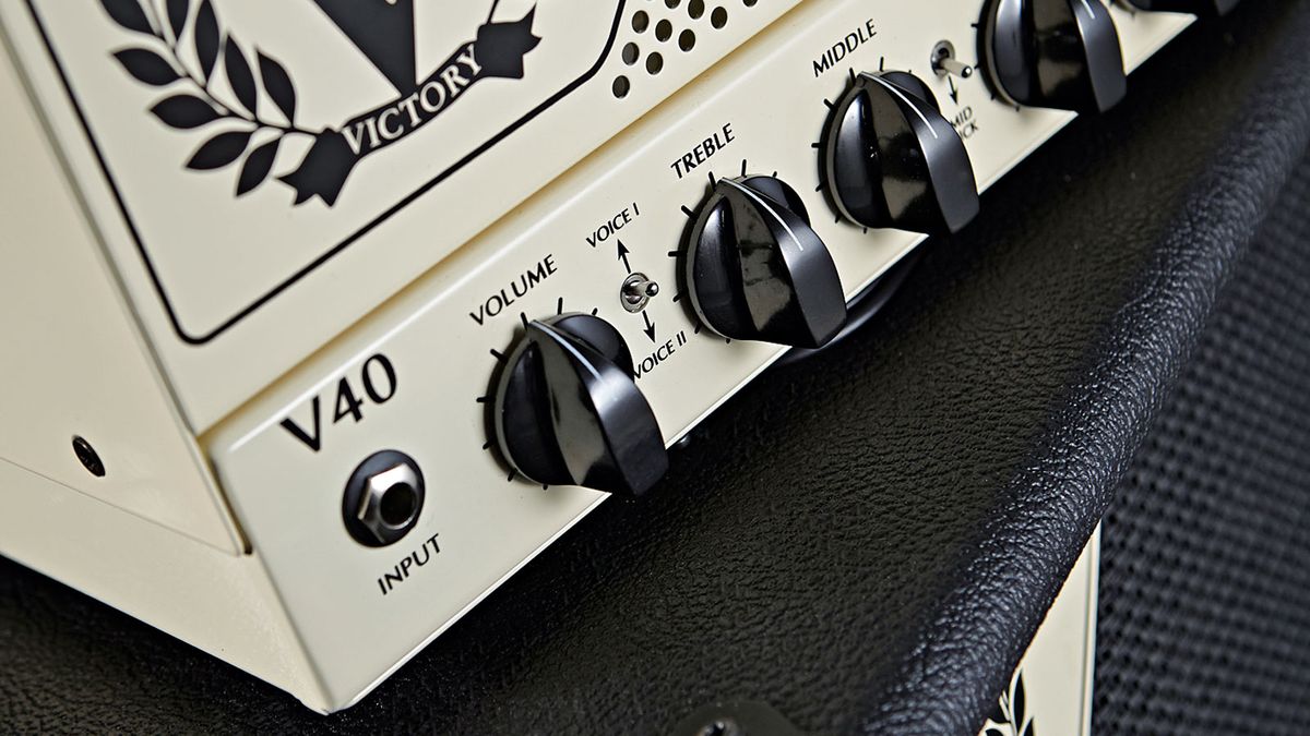The real fun starts with a two-position voice switch (on the left), which subtly changes the V40's character