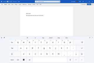 Windows 11 Review Touchkeyboard