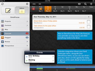 Productivity apps: OmniFocus