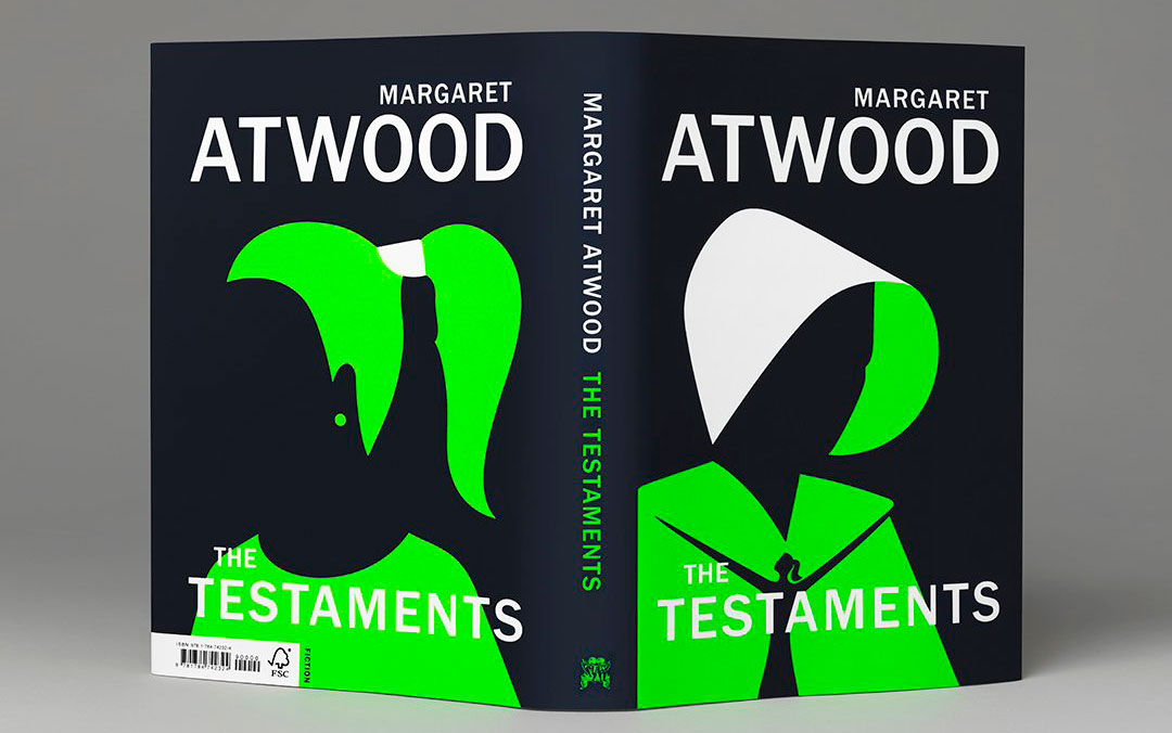 negative space: The Testaments book cover