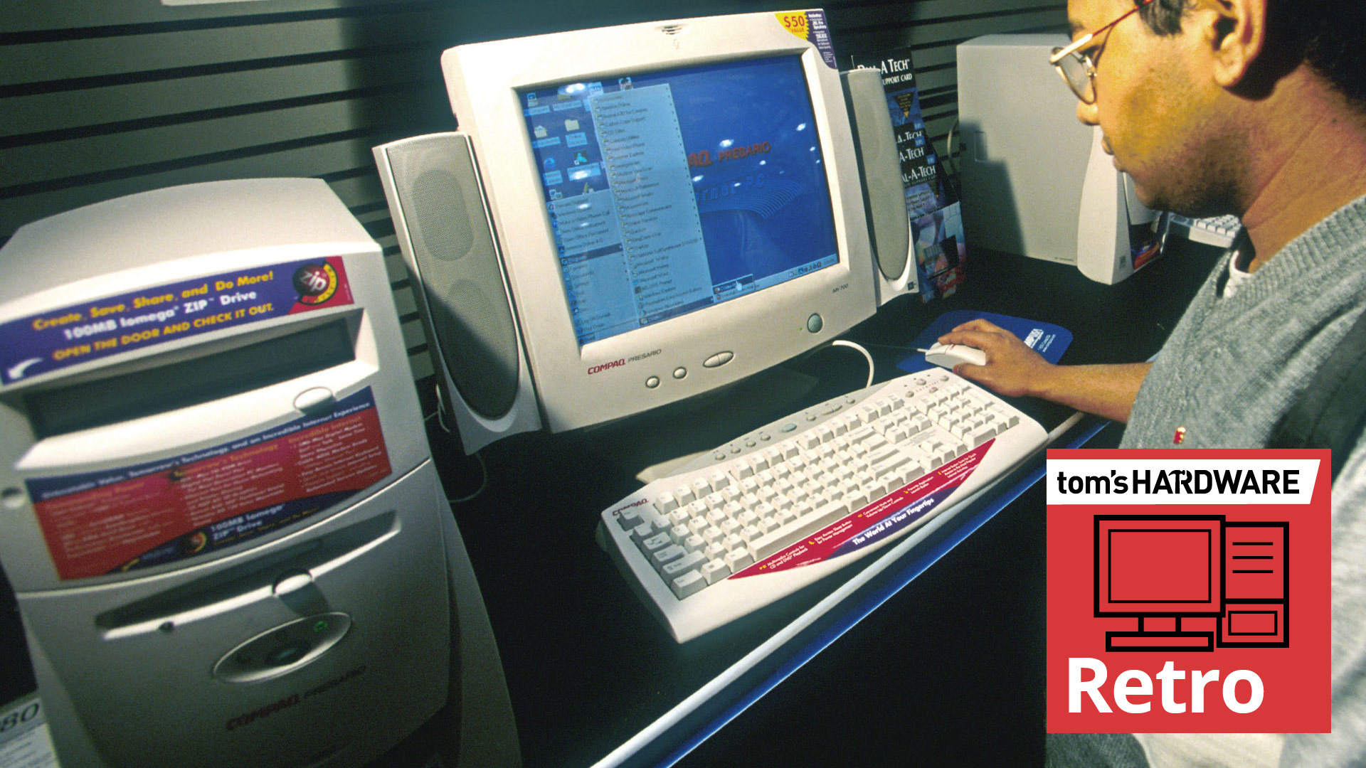 Scene from CompUSA a quarter century ago