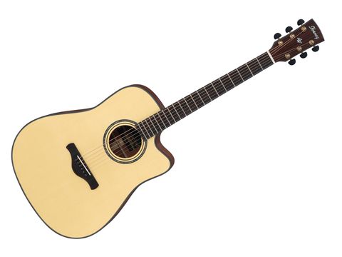 At 22mm deep the Ibanez AW3010CE-LG's neck is far slimmer than those found on many acoustics, tempting us into Rodrigo y Gabriela-style shred.