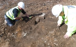 Archaeologists discovered a hidden cemetery during construction work to connect the campus with a local highway.