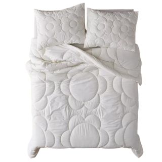 Daisy Puff Organic Cotton Percale Comforter