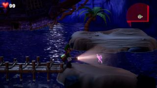 Luigi finds the purple gem in the Spectral Catch