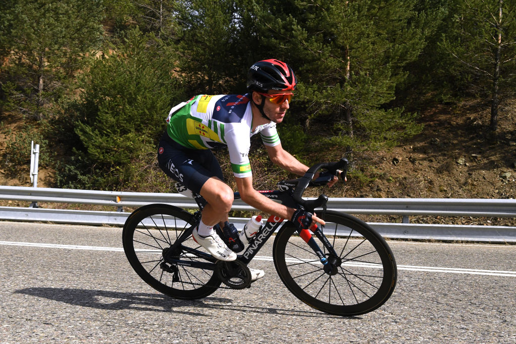 Adam Yates (Ineos Grenadiers) in the Volta a Catalunya leader's jersey