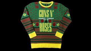 A picture of the Guns N' Roses holiday jumper