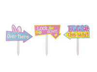Easter Egg Yard Stakes: for $30 @ Overstock
