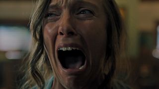 Toni Collette screams in Hereditary