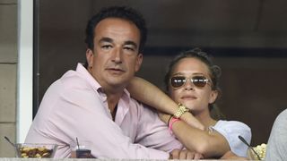 new york, ny september 01 olivier sarkozy and mary kate olsen attend day 8 of the 2014 us open at usta billie jean king national tennis center on september 1, 2014 in new york city photo by uri schankergc images