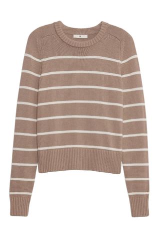 Cotton-Silk Crew-Neck Sweater