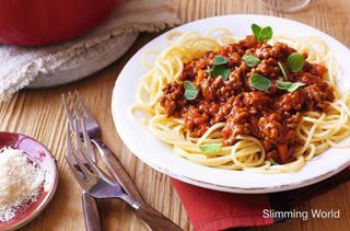 Slimming World's spaghetti Bolognese