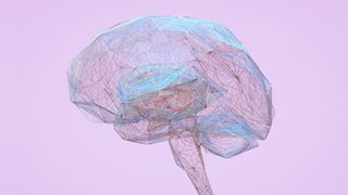 Abstract illustrated image of a brain