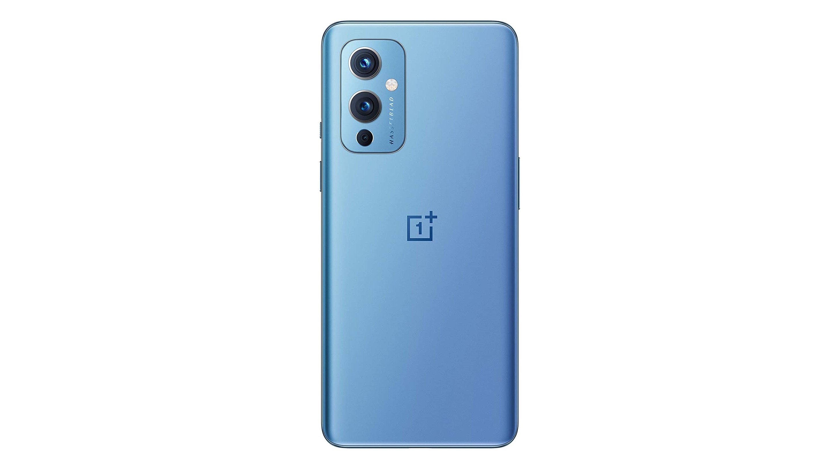 OnePlus 9 Android phone shown from the rear