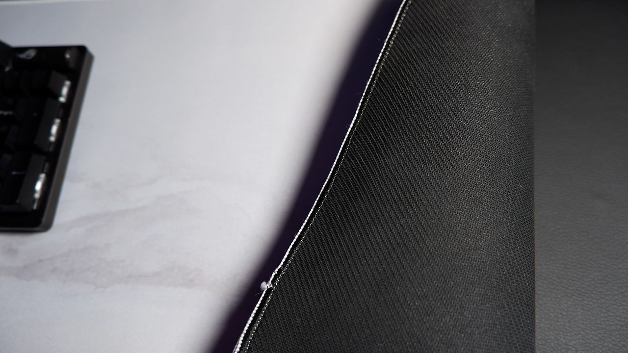 The best mouse pads used on a black desk with lighting enabled, if applicable.