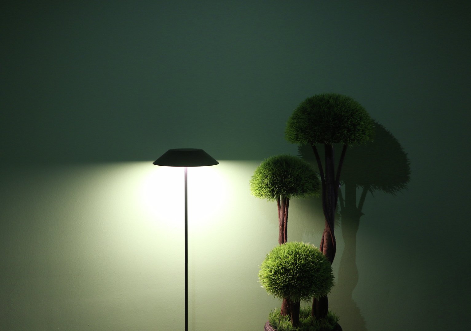 Habitat Metal Solar Light - Black