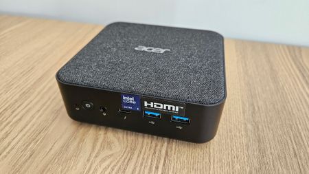 The Acer Revo RB-102 on a desk