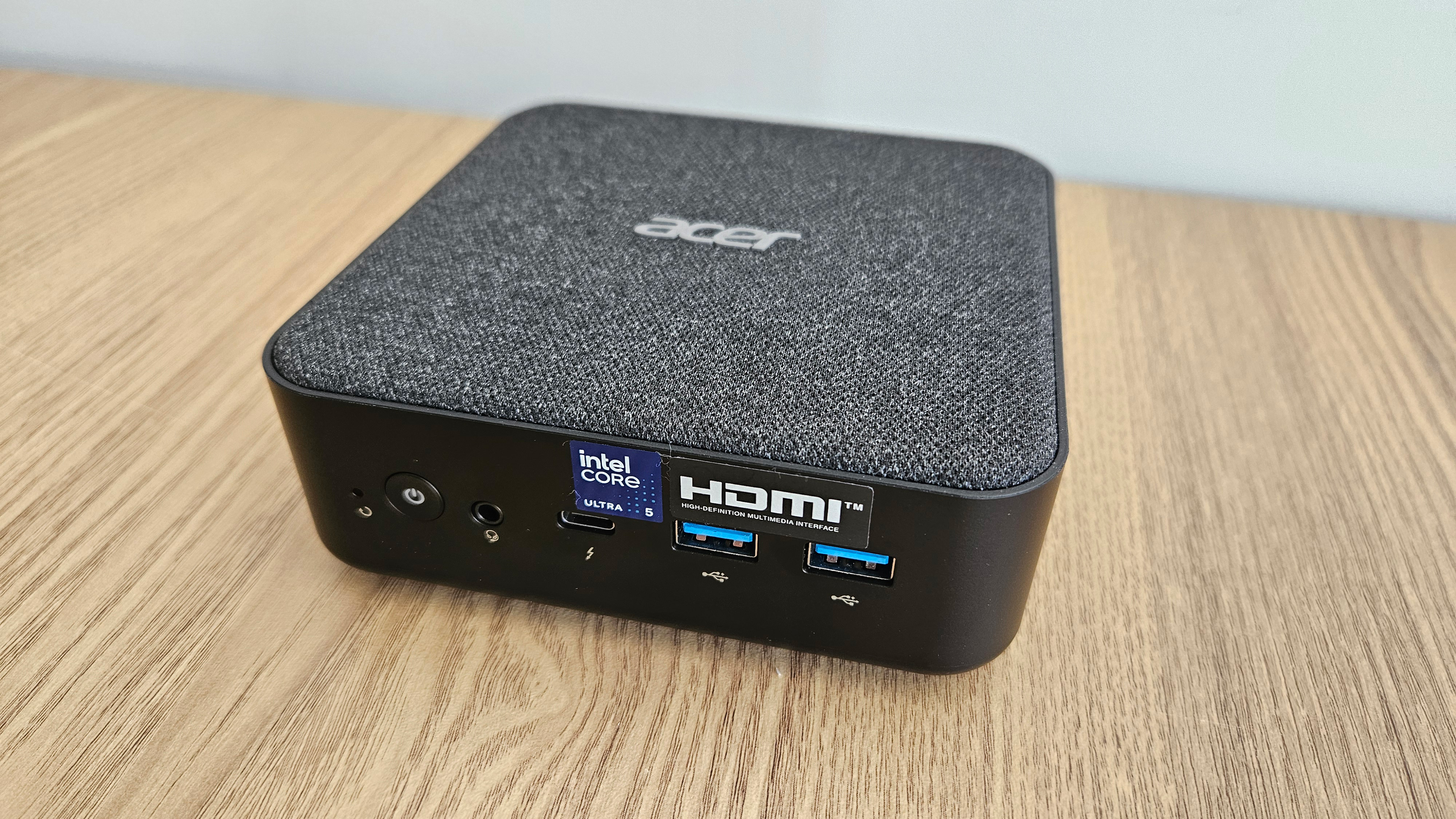 The Acer Revo RB-102 on a desk 