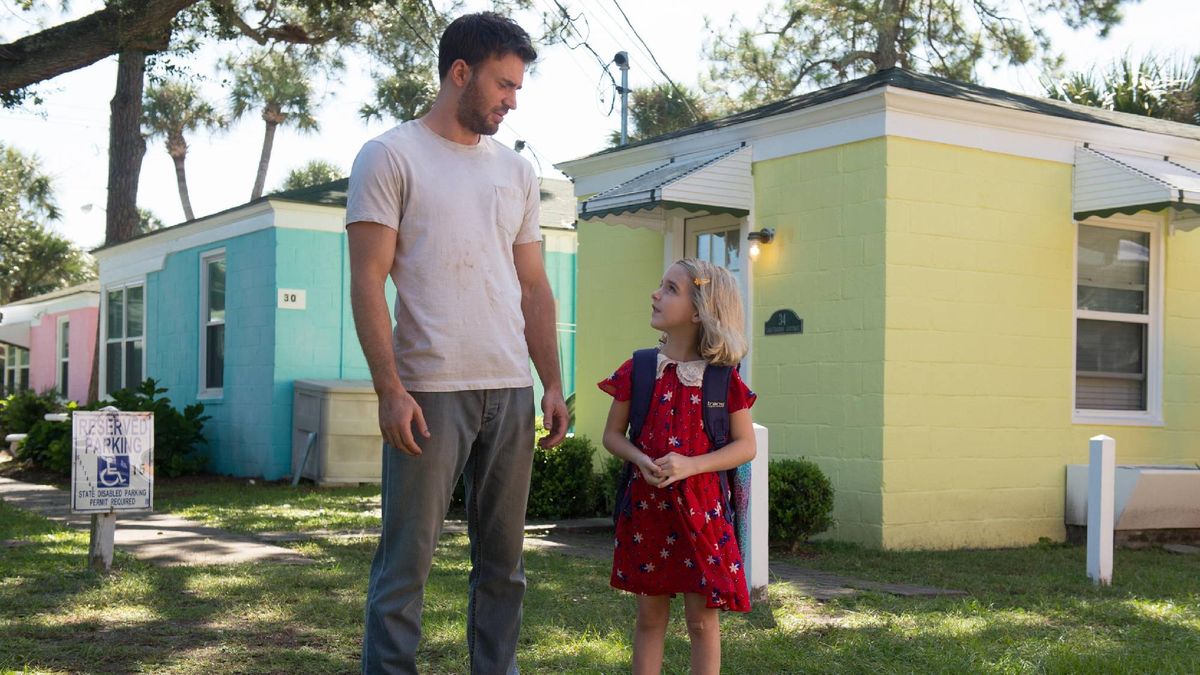 (L-R) Chris Evans as Frank Adler and Mckenna Grace as Mary Adler in &quot;Gifted&quot; now streaming on Prime Video