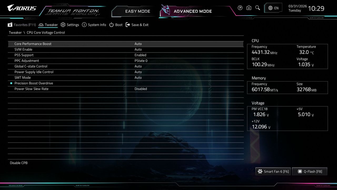 Gigabyte X870E Aorus Xtreme X3D AI Top - BIOS
