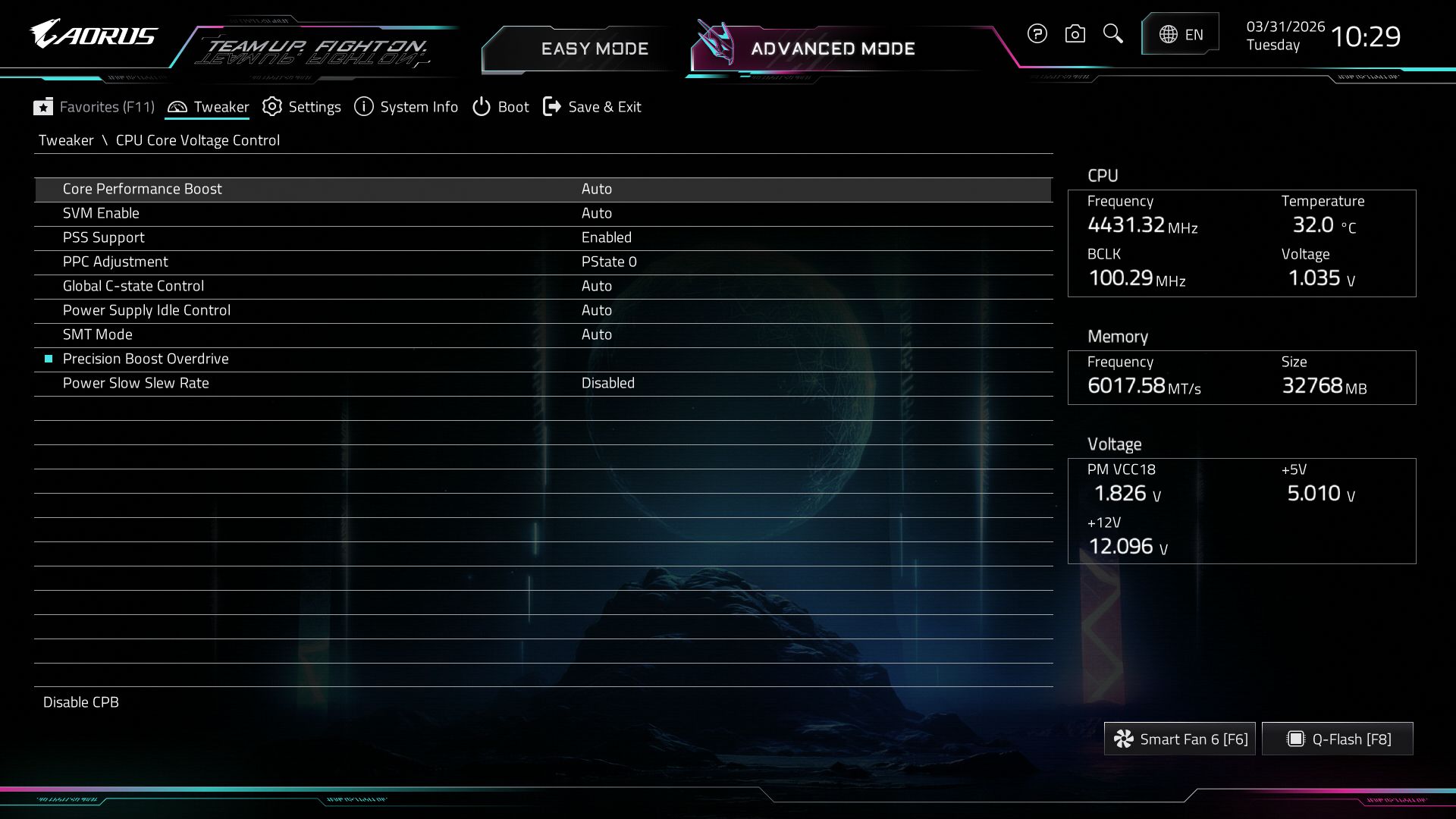 Gigabyte X870E Aorus Xtreme X3D AI Top - BIOS