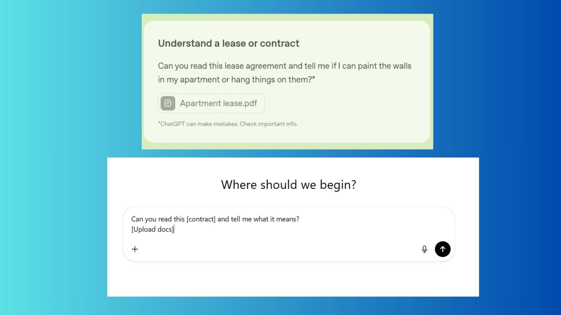 Screenshot of prompt