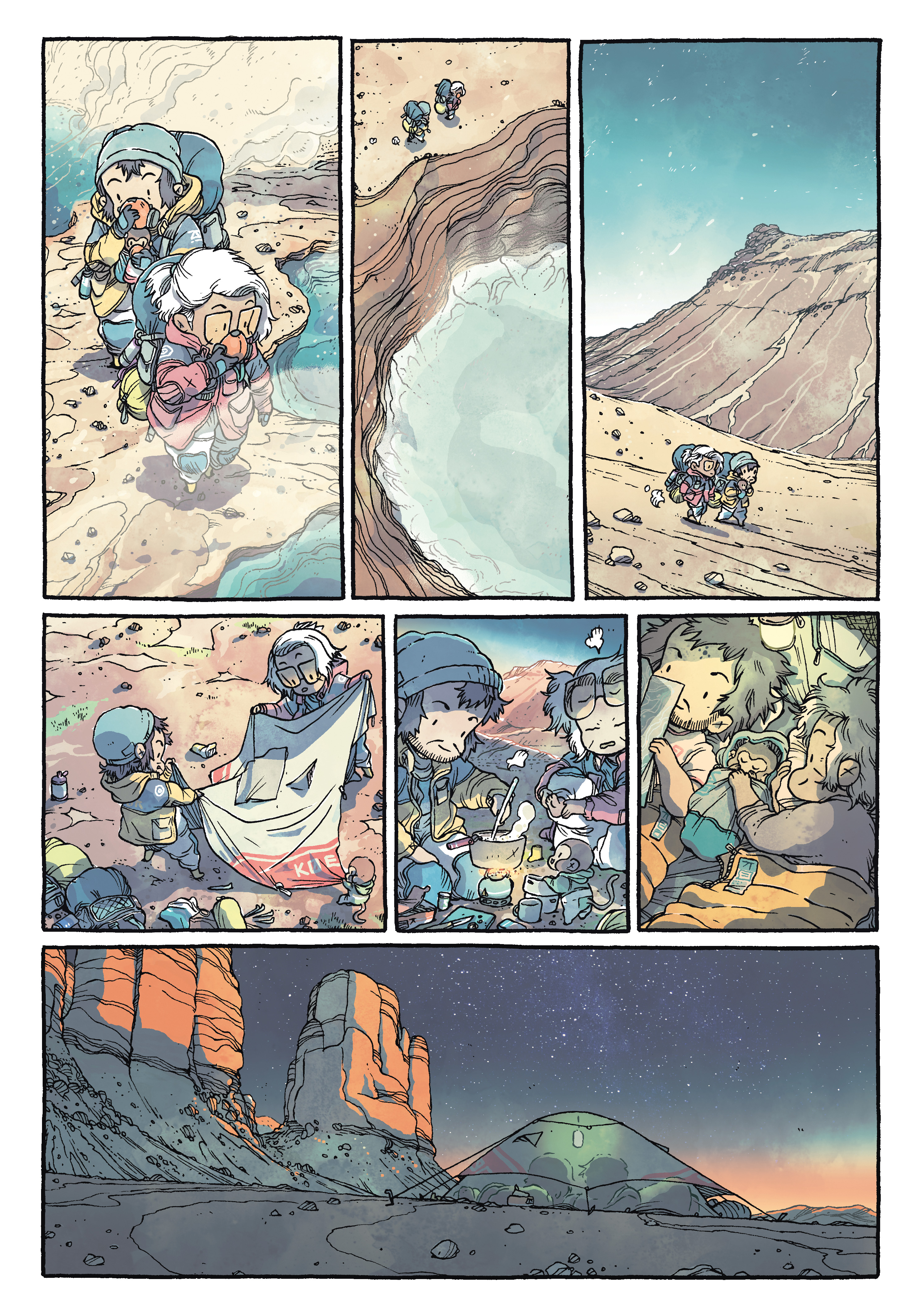 Frontier — потрясающий новый научно-фантастический графический роман от художника Citizen Sleeper Гийома Сингелина.