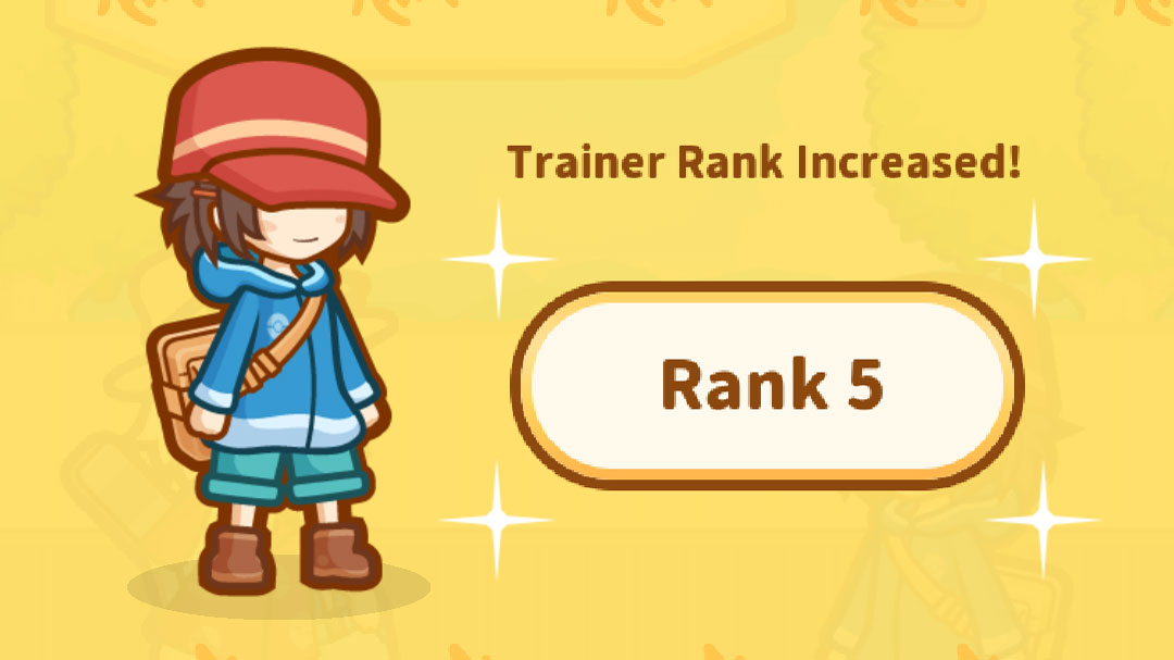 It’s all about your trainer rank